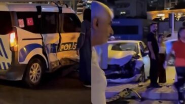 Kahramanmaraş’ta Polis Aracıyla Otomobil Çarpıştı: Yaralılar Var