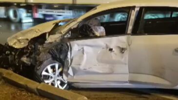 Kahramanmaraş’ta trafik kazası araç kamerasında