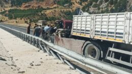 Kahramanmaraş’ta tır kazası: 1 ağır yaralı