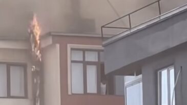 Onikişubat’ta Kebapçı Bacası Alev Aldı: Mahalle Ayağa Kalktı