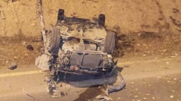 Kahramanmaraş’ta Takla Atan Araçta Sürücü Yaralandı