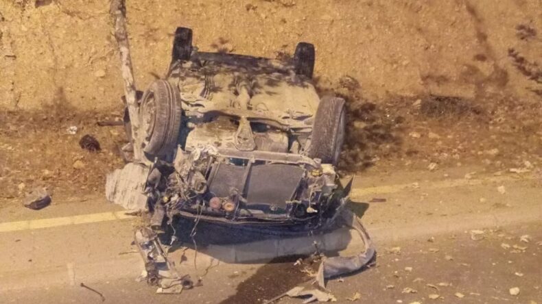 Kahramanmaraş’ta Takla Atan Araçta Sürücü Yaralandı