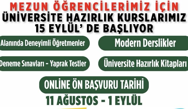 Ücretsiz Üniversite Hazırlık Kursu: Yeni Dönem Başvuruları Başladı