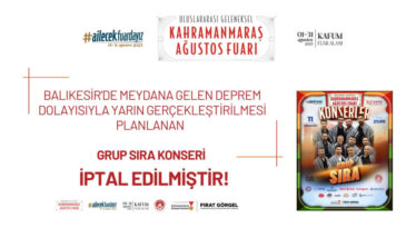 Grup Sıra Konseri, Balıkesir Depremi Nedeniyle İptal Edildi