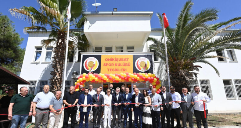 Onikişubatspor’un Yeni Tesisi Hizmete Girdi