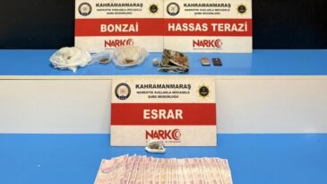 Kahramanmaraş’ta Uyuşturucu Operasyonu: 2 Şüpheli Tutuklandı