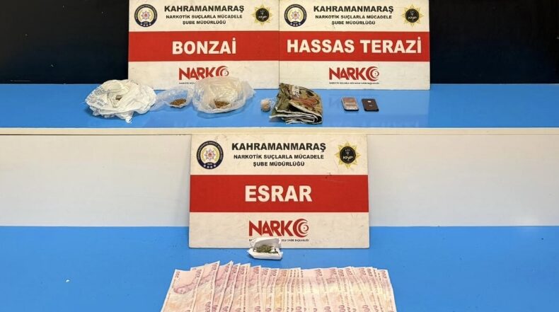Kahramanmaraş’ta Uyuşturucu Operasyonu: 2 Şüpheli Tutuklandı