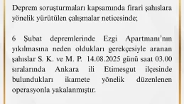 Ezgi Apartmanı Davasında Aranan 2 Şüpheli Yakalandı
