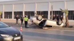 Kayseri Yolunda Araç Takla Attı: 1 Yaralı