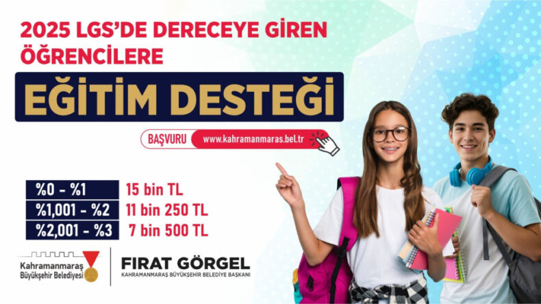 LGS’de Dereceye Giren Öğrencilere Nakdi Eğitim Desteği