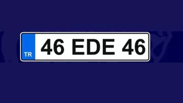 “46 EDE 46” Plakası Alpedo Tarafından 10 Milyon TL’ye Satın Alındı