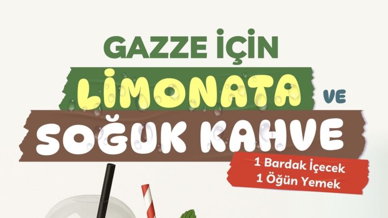 Gazze İçin Limonata ve Soğuk Kahve Dayanışması
