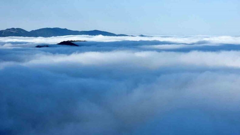 Kocadaz Tepesi’nde kartpostallık görüntüler oluştu
