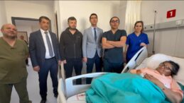 Deprem sonrası yeniden yapılan Nurhak Devlet Hastanesi’nde ilk ameliyat