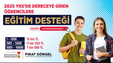 YKS’de Dereceye Giren Öğrencilere Eğitim Desteği