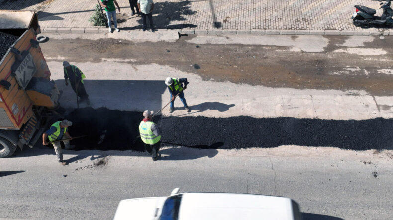 KASKİ’den Girne Caddesi’nde Güvenli ve Konforlu Ulaşım İçin Yol Onarımı