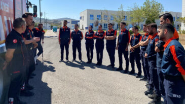 Büyükşehir İtfaiyesi’nden AFAD Personeline Yangın Eğitimi