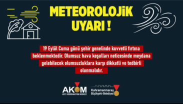 Büyükşehir’den Kuvvetli Fırtına Uyarısı!