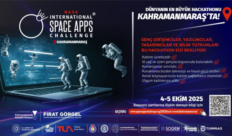 Büyükşehir, NASA Space Apps Challenge’a Ev Sahipliği Yapacak