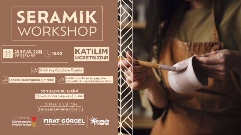 Büyükşehir’den Gençlere Seramik Workshop Etkinliği