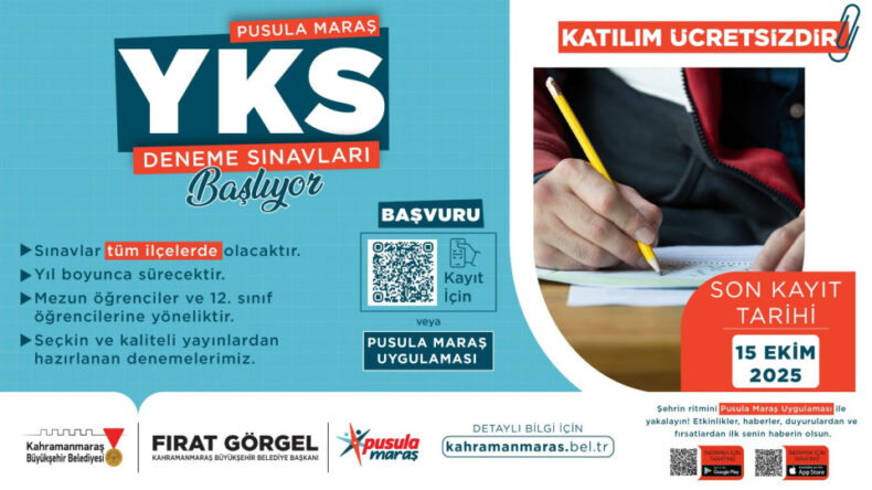 Üniversite Yolunda Gençlere Ücretsiz Deneme Sınavı Desteği