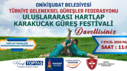 Onikişubat Belediyesi’nden Uluslararası Hartlap Karakucak Güreş Festivali