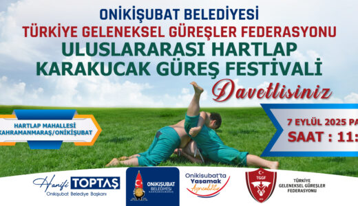 Onikişubat Belediyesi’nden Uluslararası Hartlap Karakucak Güreş Festivali