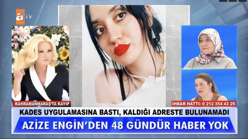 Kahramanmaraş’ta Kayıp Azize Engin İçin Ailesinden Çağrı