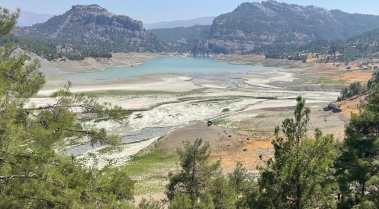Menzelet Barajı’nın doluluk oranı yüzde 45 seviyelerine geriledi