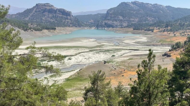 Menzelet Barajı’nın doluluk oranı yüzde 45 seviyelerine geriledi