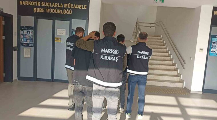 Kahramanmaraş’ta uyuşturucu operasyonu: 3 tutuklama