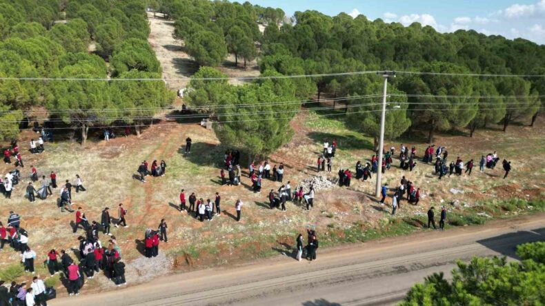 Onikişubat Belediyesi’nden 300 öğrenciyle orman temizliği