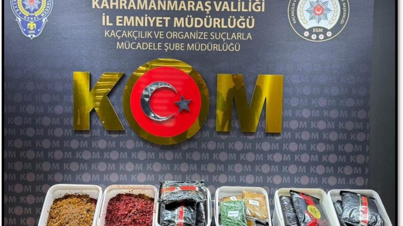 Kahramanmaraş’ta kaçakçılıkla mücadele