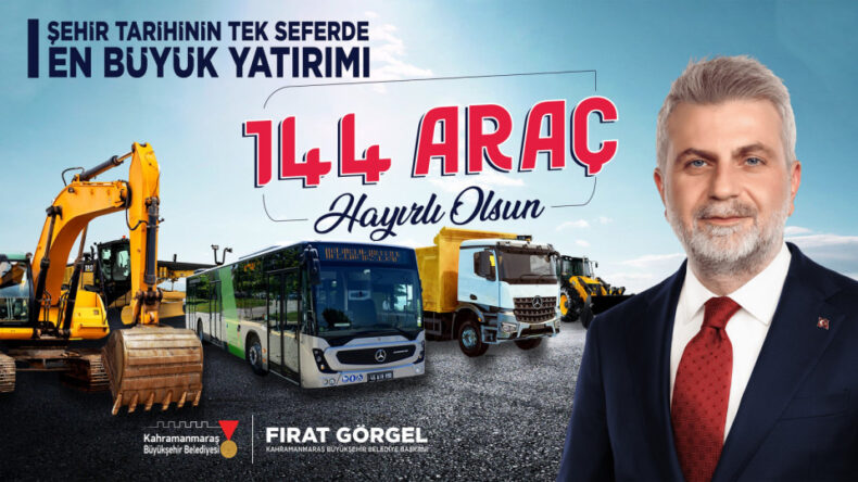 Tarihi Araç Yatırımı: 144 Yeni Hizmet Aracı Filoya Katıldı