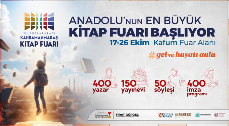 Anadolu’nun En Büyük Kitap Fuarı Kahramanmaraş’ta Başlıyor!