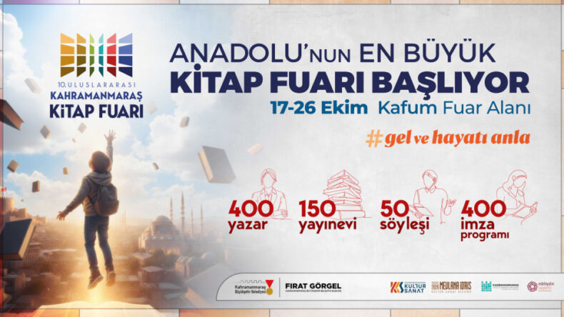 Anadolu’nun En Büyük Kitap Fuarı Kahramanmaraş’ta Başlıyor!
