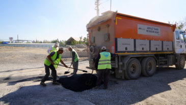 Altyapısı Tamamlanan Yollarda Asfalt Tamiri Hızla Devam Ediyor