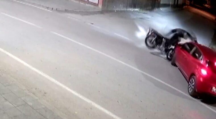 Afşin’de otomobil ile motosiklet çarpıştı: 1 yaralı