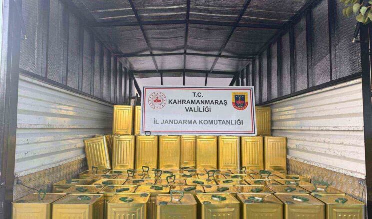 Kahramanmaraş’ta 200 teneke sahte zeytinyağı ele geçirildi