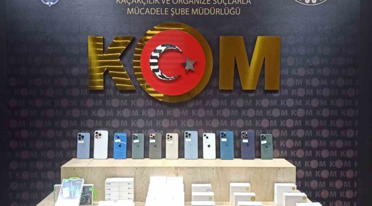 Kahramanmaraş’ta kaçak cep telefonu operasyonu