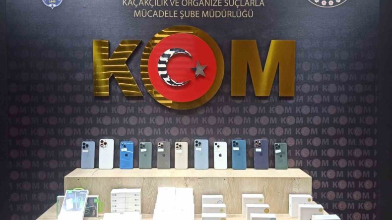 Kahramanmaraş’ta kaçak cep telefonu operasyonu