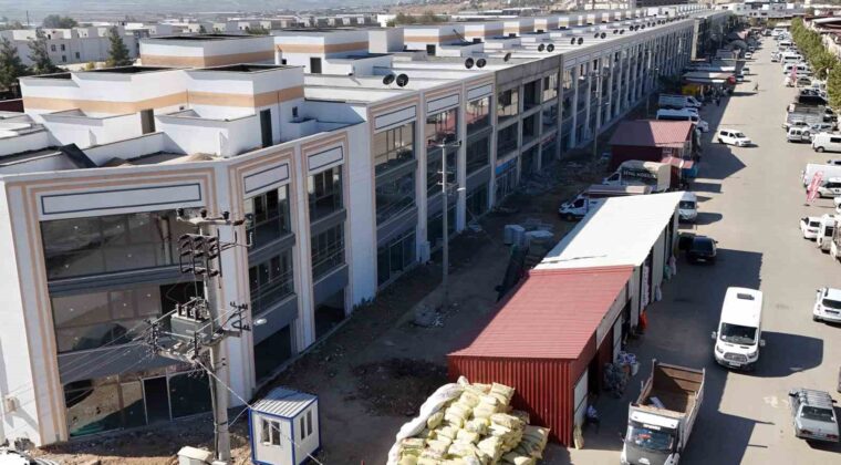 Kahramanmaraş ticaretinin kalbi yeniden atacak:Toptancılar Sitesi’nde yeni bloklar hızla yükseliyor