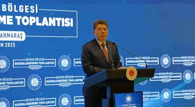 Adalet Bakanı Yılmaz Tunç: “Deprem bölgesinde 2 bin 591 ceza davası açıldı”