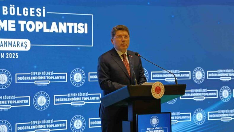 Adalet Bakanı Yılmaz Tunç: “Deprem bölgesinde 2 bin 591 ceza davası açıldı”