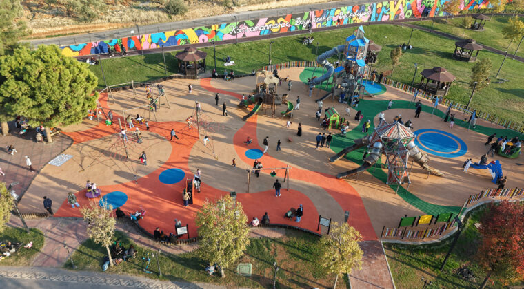 Aliya İzzetbegoviç Millet Bahçesi Yenilenen Yüzüyle Beğeni Topluyor