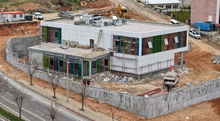 Kahramanmaraş Çocuk Kütüphanesi ve Sanat Merkezi’nde Çalışmalar Son Aşamaya Geldi