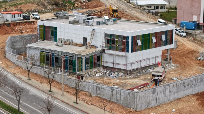 Kahramanmaraş Çocuk Kütüphanesi ve Sanat Merkezi’nde Çalışmalar Son Aşamaya Geldi