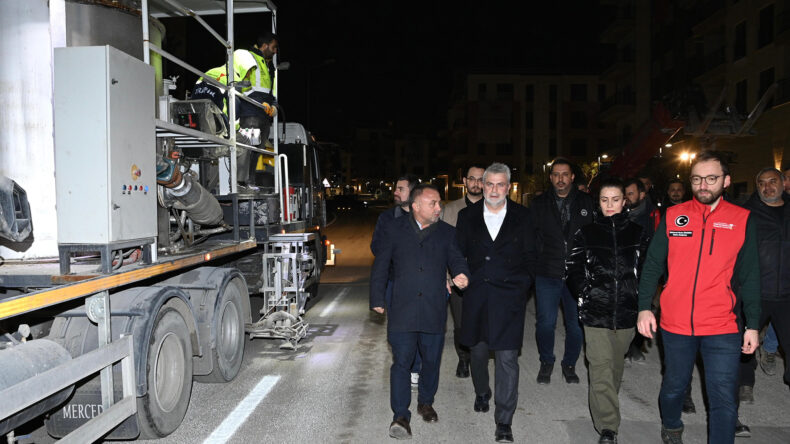 Başkan Görgel, Asfalt Çalışmalarını Yerinde İnceledi