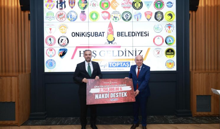 Başkan Hanifi Toptaş’tan Amatör Spora 2 Milyon 750 Bin TL’lik Destek