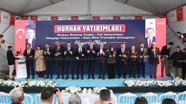 Büyükşehir’in Nurhak Yatırımlarının Açılışı Gerçekleştirildi